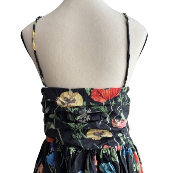 H&M GORGEOUS LONG FLORAL DESIGN COTTON DRESS, SZ.L - Picture 4 of 9